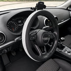 Cache volant royal cuir avec cristaux brillants – intérieur voiture élégant