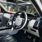 Cache volant royal cuir avec cristaux brillants – intérieur voiture élégant